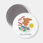 ILLINOIS MAGNET (Vorderseite/Rückseite)