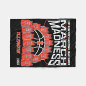 Illinois March Madness 2025 Men's Sketll Nil  Fleecedecke (Vorderseite (Horizontal))
