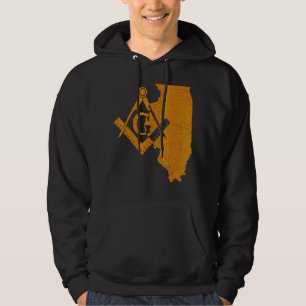 Illinois Masons Grand Lodge Af&am Freemason Vater Hoodie