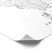 Illinois Minimal Street Map Poster (Ecke)