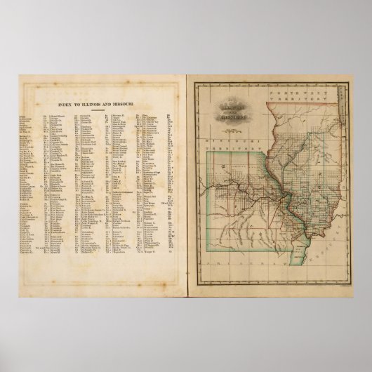 Illinois, Missouri Poster (Vorne)