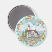 Illinois Muscheln Leuchtturmmagnet Magnet (Vorderseite/Rückseite)