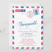 Illinois nach Deutschland Luftverkehr bewegen Einladung (Vorderseite)