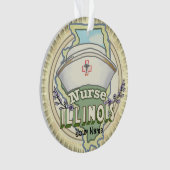 Illinois Nurse Ornament (Vorderseite)