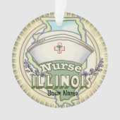 Illinois Nurse Ornament (Vorderseite)