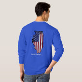 Illinois Patriot Long Sleeved T - Shirt (Schwarz voll)