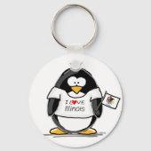 Illinois Penguin Schlüsselanhänger (Vorderseite)