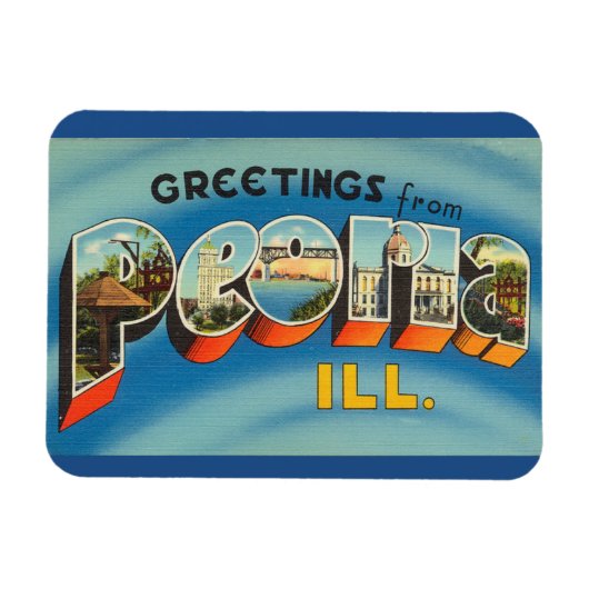 Illinois, Peoria Magnet (Horizontal)