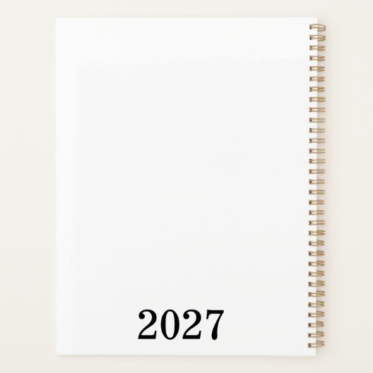 Illinois Planner Planer (Rückseite)