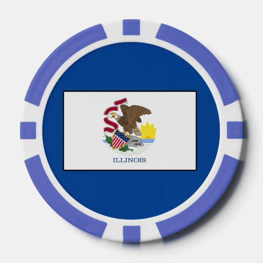 Illinois Pokerchips (Vorderseite)