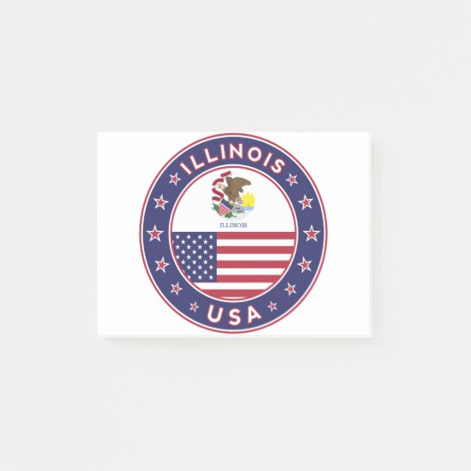 Illinois Post-it Klebezettel (Vorderseite)