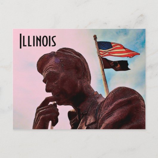 Illinois Postcard Postkarte (Vorderseite)
