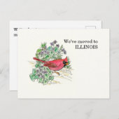 Illinois Postkarte (Vorne/Hinten)