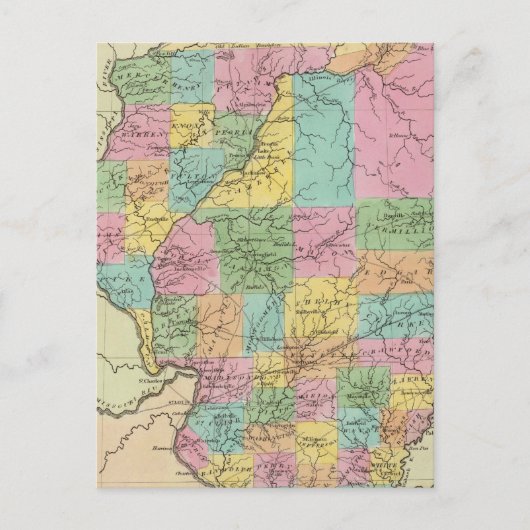 Illinois Postkarte (Vorderseite)