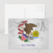 Illinois Postkarte (Vorne/Hinten)