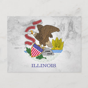 Illinois Postkarte