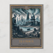 Illinois | Postkarte Gothic Art (Vorderseite)