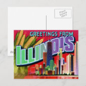 Illinois-Postkarte Postkarte (Vorne/Hinten)
