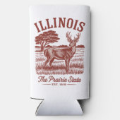 Illinois Prairie Staat Deer Selters Dosenkühler (Rückseite)