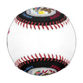ILLINOIS PRAIRIE STAAT FLAG BASEBALL (Rückseite)