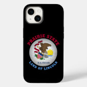 ILLINOIS PRAIRIE STAAT FLAG Case-Mate iPhone HÜLLE (Rückseite)