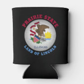 ILLINOIS PRAIRIE STAAT FLAG DOSENKÜHLER (Rückseite)