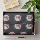 ILLINOIS PRAIRIE STAAT FLAG SEIDENPAPIER (Geschenk)