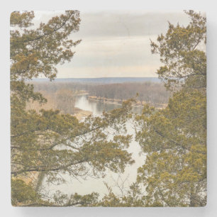 Illinois River Stone Untersetzer