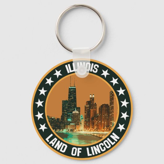 Illinois Schlüsselanhänger (Vorderseite)