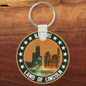 Illinois Schlüsselanhänger (Rückseite)