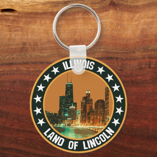 Illinois Schlüsselanhänger (Vorderseite)