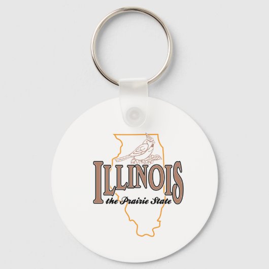 Illinois Schlüsselanhänger (Vorderseite)