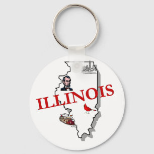Illinois Schlüsselanhänger