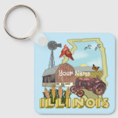 Illinois Schlüsselanhänger (Vorderseite)