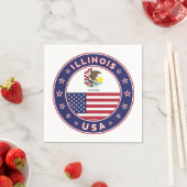 Illinois Serviette (Beispiel)