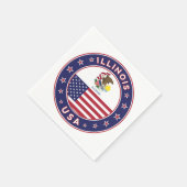 Illinois Serviette (Ecke)