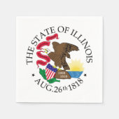 Illinois Serviette (Vorderseite)