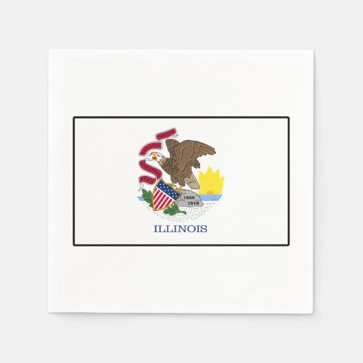 Illinois Serviette (Vorderseite)