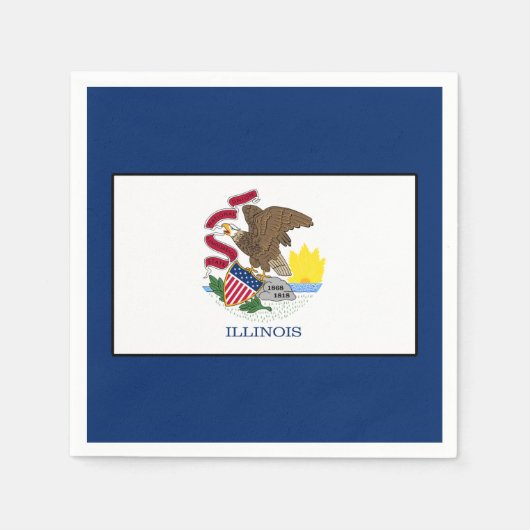 Illinois Serviette (Vorderseite)