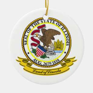 Illinois-Siegel Keramikornament