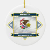 Illinois Siegel Keramikornament (Hinten)