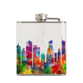 Illinois Skyline Flachmann (Rückseite)