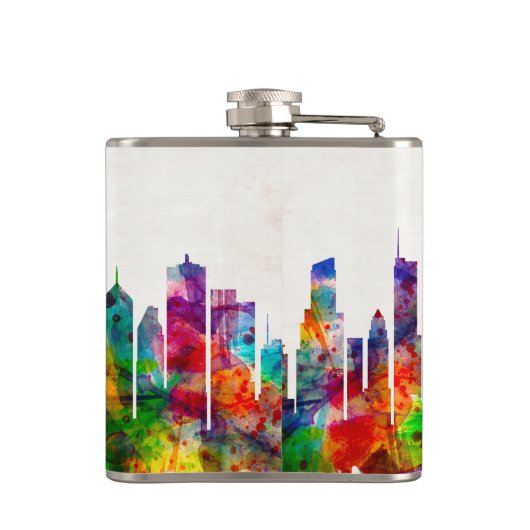 Illinois Skyline Flachmann (Rückseite)