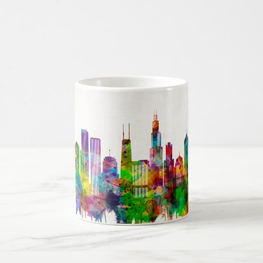 Illinois Skyline Kaffeetasse (Mittel)