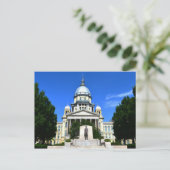 Illinois Staat Hauptstadt Gebäude, Springfield Postkarte (Stehend Vorderseite)