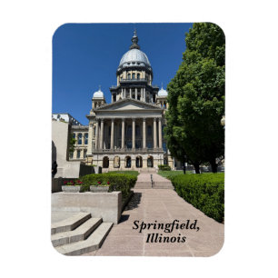 Illinois Staat Hauptstadt in Springfield Magnet