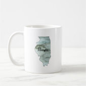 Illinois Staat Illustration Kaffeetasse (Links)