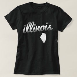 Illinois-Staat im Weiß T-Shirt