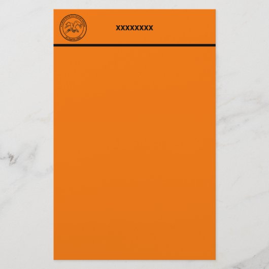 Illinois Staat Politische Gefangenschaft Briefpapier (Vorderseite)