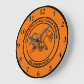 Illinois Staat Politische Gefangenschaft Große Wanduhr (Winkel)